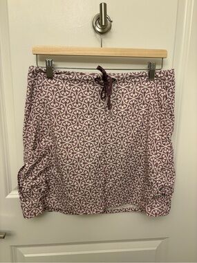 Title Nine Skirt Skort Athletic Purple Size 4 Drawstring Athletic
